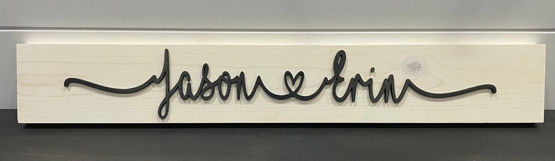 Personalized Wooden Sign Names for Couples Gift for Valentines and Wedding  Gift