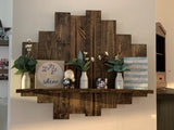 Farmhouse Staggered Shelf