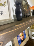 Low Profile Thin Floating Wood Shelves