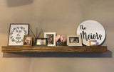 Farmhouse Floating Shelf / Open Shelf 3.5" Thickness