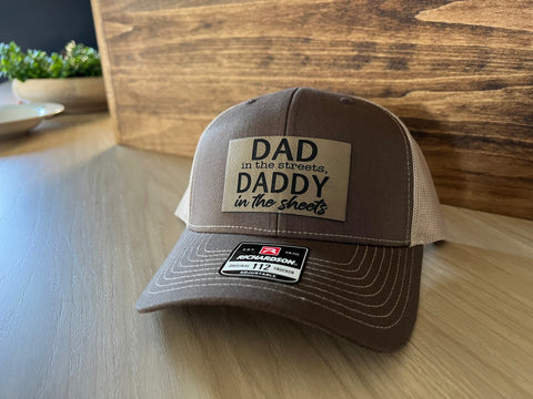 Dad In The Streets, Daddy In The Sheets Hat | Dad Hat | Humor Hat | Funny Hat | Trendy Hat | Hat Trend | Funny Hat | Funny Hats For Men