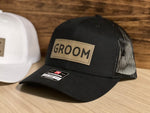 Custom Bride and Groom Wedding Party Hats | Groomsman Caps | Best Man Hat | Groom Patch Trucker Hats | Bride and Groom Hats | Caps |