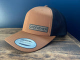 Godfather Hat | Custom Godfather Gift | Snapback Hat | Godfather | Godfather Baseball Cap | Trucker Hat | Gifts for Godfather | Patch Hat